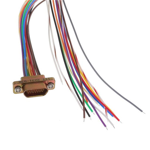 MDM-15SH003F-F222 by ITT Cannon, LLC - MICRO 15 F 18"" RBW FLOAT HT