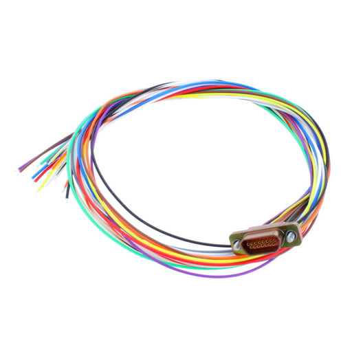 MDM-15SH003L by ITT Cannon, LLC - CABLE ASY D TO WIRE 15P 457.2MM