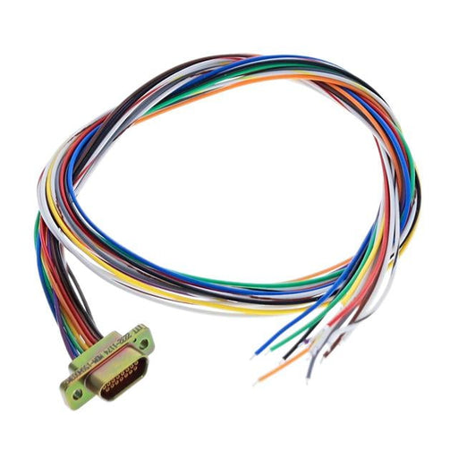MDM-15SH003M7 by ITT Cannon, LLC - CABLE ASY D TO WIRE 15P 457.2MM