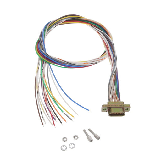 MDM-15SH003P by ITT Cannon, LLC - CABLE ASY D TO WIRE 15P 457.2MM