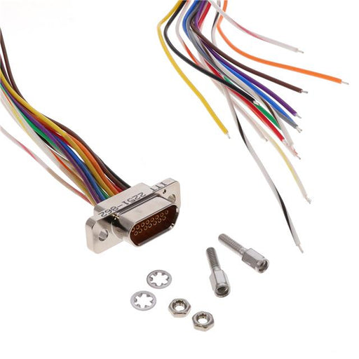 MDM-15SH006P-A174 by ITT Cannon, LLC - CABLE ASY D TO WIRE 15P 914.4MM