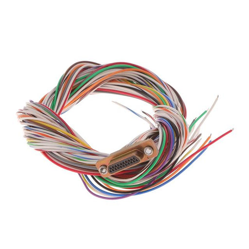 MDM-21PH006F by ITT Cannon, LLC - CABLE ASY D TO WIRE 21P 914.4MM