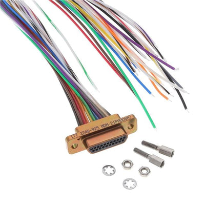 MDM-21PH006M7 by ITT Cannon, LLC - MICRO 21 M 36"" RBW JACKP