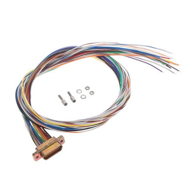 MDM-21SH003M7 by ITT Cannon, LLC - CABLE ASY D TO WIRE 21P 457.2MM