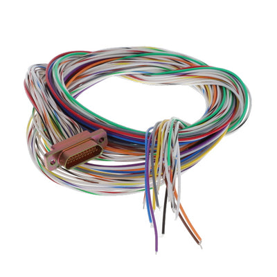 MDM-21SH006B by ITT Cannon, LLC - CABLE ASY D TO WIRE 21P 914.4MM