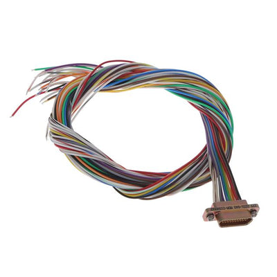 MDM-21SH006F by ITT Cannon, LLC - CABLE ASY D TO WIRE 21P 914.4MM