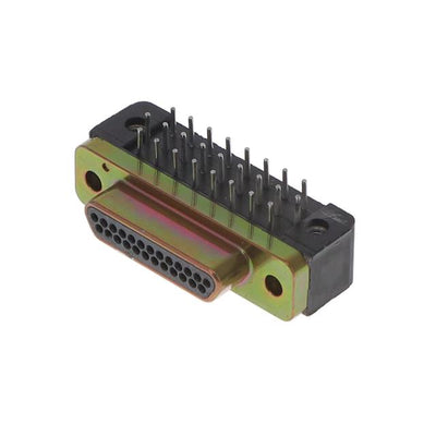 MDM-25PCBR-T by ITT Cannon, LLC - CONNECTOR MICRO-D PLUG 25POS R/A SLDR