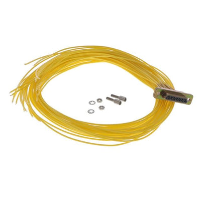 MDM-25PH001M7 by ITT Cannon, LLC - MDM 25 P WIRED - 18"" YELLOW