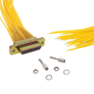 MDM-25PH001P by ITT Cannon, LLC - MICRO 25 M 18"" YEL JACKP