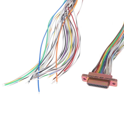 MDM-25PH006B by ITT Cannon, LLC - CABLE ASY D TO WIRE 25P 914.4MM