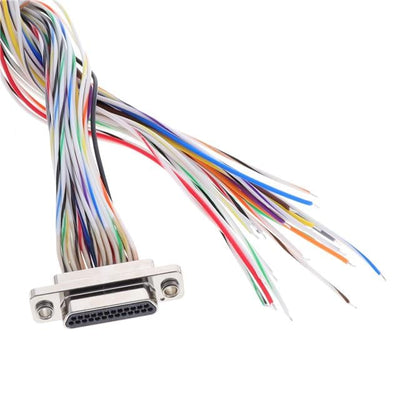 MDM-25PH006F-A174 by ITT Cannon, LLC - CABLE ASY D TO WIRE 25P 914.4MM