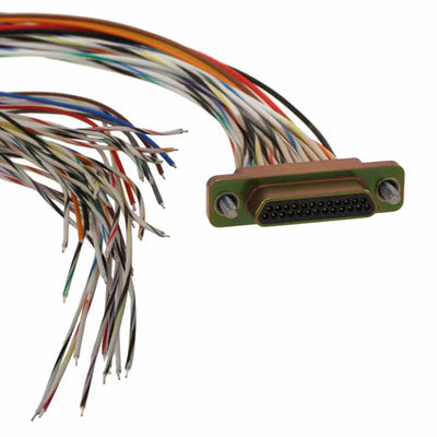 MDM-25PH006L by ITT Cannon, LLC - CABLE ASY MIC D-WIRE 25P 914.4MM