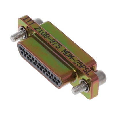 MDM-25PSL by ITT Cannon, LLC - CONNECTOR MICRO-D PLUG 25POS PNL MNT