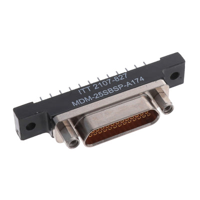 MDM-25SBSP-A174 by ITT Cannon, LLC - CONNECTOR MICRO-D RCPT 25P PNL MT SLD