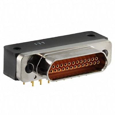 MDM-25SCBR-A174-F222 by ITT Cannon, LLC - CONNECTOR MICRO-D RCPT 25POS R/A SLDR