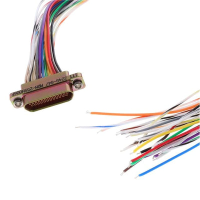 MDM-25SH006F by ITT Cannon, LLC - CABLE ASY D TO WIRE 25P 914.4MM