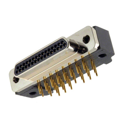 MDM-31PCBR-A174-F222 by ITT Cannon, LLC - CONNECTOR MICRO-D PLUG 31POS R/A SLDR