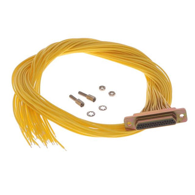 MDM-31PH001M7 by ITT Cannon, LLC - MDM 31 P WIRED - 18"" YELLOW