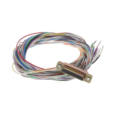 MDM-31PH003F-F222 by ITT Cannon, LLC - CABLE ASY D TO WIRE 31P 457.2MM