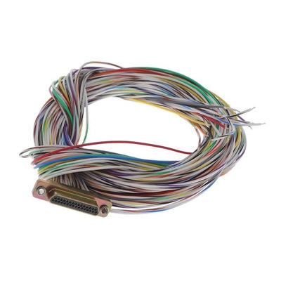 MDM-31PH006F by ITT Cannon, LLC - CABLE ASY D TO WIRE 31P 914.4MM