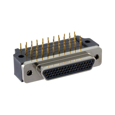 MDM-51PCBR-A174-F222 by ITT Cannon, LLC - CONNECTOR MICRO-D PLUG 51POS R/A SLDR