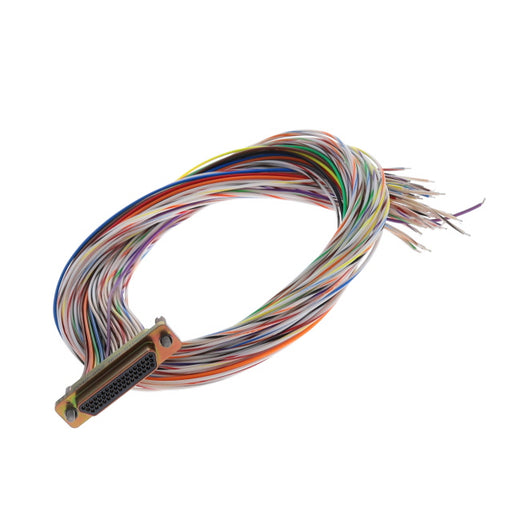 MDM-51PH003K by ITT Cannon, LLC - CABLE ASY D TO WIRE 51P 457.2MM