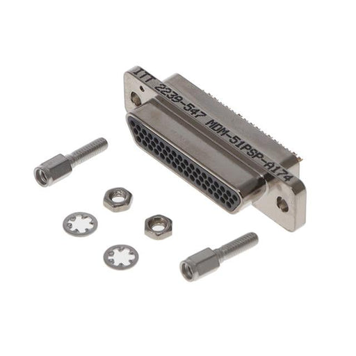 MDM-51PSP-A174 by ITT Cannon, LLC - CONNECTOR MICRO-D PLUG 51POS PNL MNT