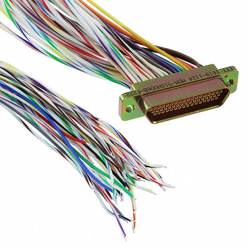 MDM-51SH006B-F222 by ITT Cannon, LLC - CABLE ASY D TO WIRE 51P 914.4MM