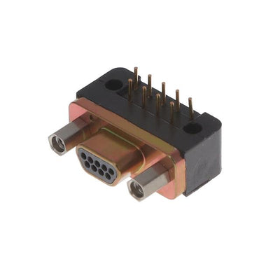 MDM-9PCBRM7-F222 by ITT Cannon, LLC - CONNECTOR MICRO-D PLUG 9POS R/A SLDR