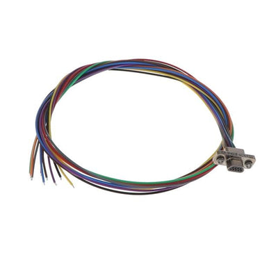 MDM-9PH003F-A174-F222 by ITT Cannon, LLC - MDM HT 9 P WIRED - 18"" MULTI COL