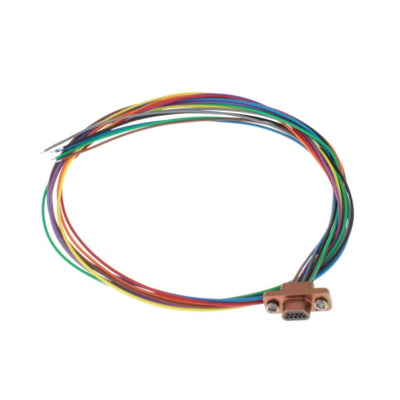 MDM-9PH003F by ITT Cannon, LLC - CABLE ASY D TO WIRE 9P 457.2MM
