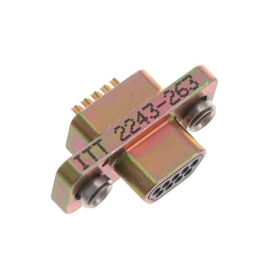 MDM-9PSF by ITT Cannon, LLC - CONNECTOR MICRO-D PLUG 9POS PNL MNT