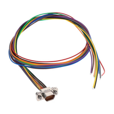 MDM-9SH003L-A174 by ITT Cannon, LLC - CABLE ASY D TO WIRE 9P 457.2MM
