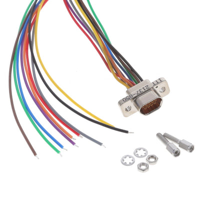 MDM-9SH003P-A174 by ITT Cannon, LLC - CABLE ASY D TO WIRE 9P 457.2MM