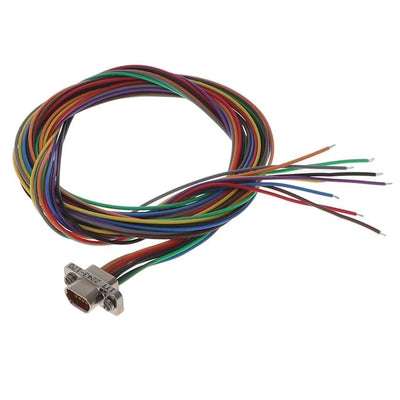 MDM-9SH006F-A174 by ITT Cannon, LLC - CABLE ASY D TO WIRE 9P 914.4MM