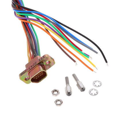 MDM-9SH006P by ITT Cannon, LLC - CABLE ASY D TO WIRE 9P 914.4MM