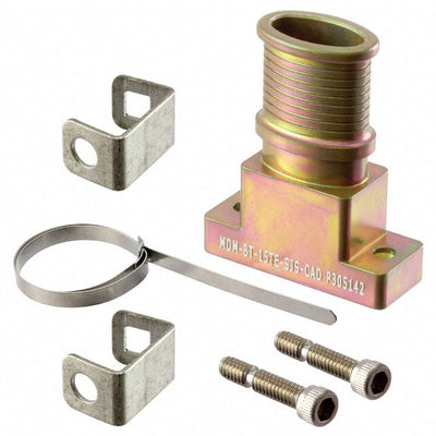 MDM-BT-15TE-SJS-CAD by ITT Cannon, LLC - CONNECTOR BACKSHELL 15POS 180DEG SHLD