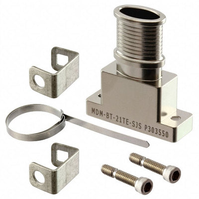 MDM-BT-21TE-SJS by ITT Cannon, LLC - CONNECTOR BACKSHELL 21POS 180DEG SHLD