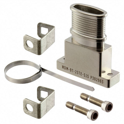 MDM-BT-25TE-SJS by ITT Cannon, LLC - CONNECTOR BACKSHELL 25POS 180DEG SHLD