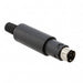 MDP-004 by Adam Tech - CONNECTOR PLUG MALE MINI DIN 4P SILV