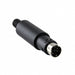 MDP-005 by Adam Tech - CONNECTOR PLUG MALE MINI DIN 5P SILV