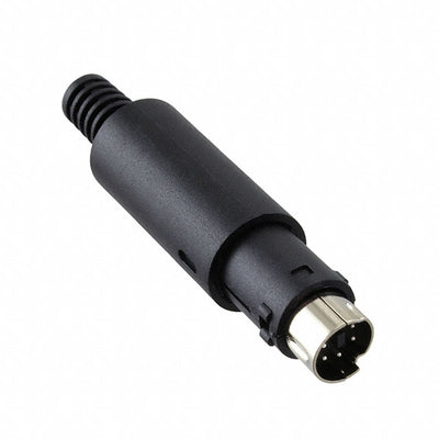 MDP-007 by Adam Tech - CONNECTOR PLUG MALE MINI DIN 7P SILV