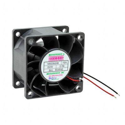 ME6038U24B-FSR by Mechatronics Fan Group - FAN AXIAL 60X38MM 24VDC WIRE
