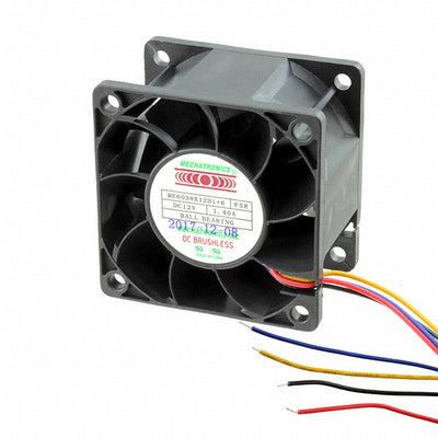 ME6038X12B1+6-FSR by Mechatronics Fan Group - FAN AXIAL 60X38MM 12VDC WIRE