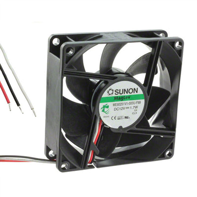 ME80251V1-000U-F99 by Sunon Fans - FAN AXIAL 80X25MM 12VDC WIRE