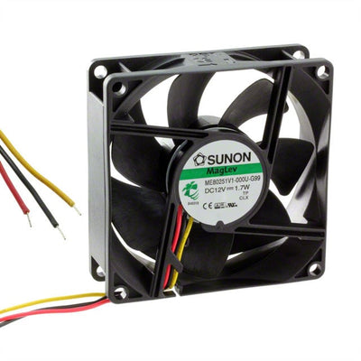 ME80251V1-000U-G99 by Sunon Fans - FAN AXIAL 80X25MM 12VDC WIRE