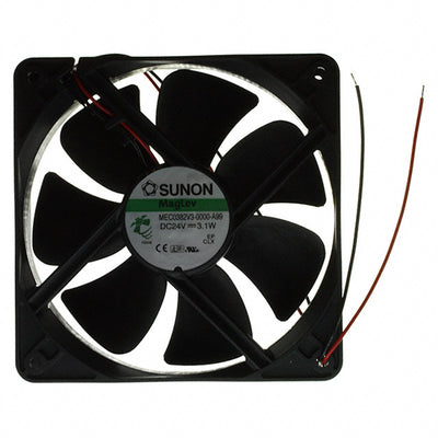 MEC0382V3-000U-A99 by Sunon Fans - FAN AXIAL 120X38MM 24VDC WIRE