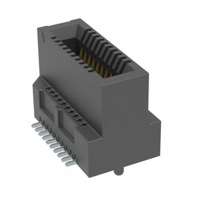 MEC8-110-02-S-DV-A-K by Samtec Inc. - CONNECTOR EDGE DUAL FMALE 20POS 0.031