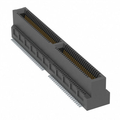 MEC8-150-01-L-DV-K-TR by Samtec Inc. - CONNECTOR EDGE DUAL FMALE 100POS 0.031