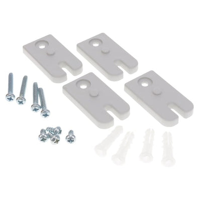 MF0050 by Hammond Manufacturing - MOUNT FEET POLYCARB U SLOT SET/4